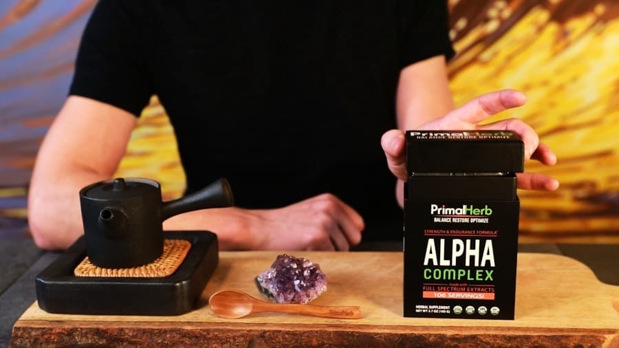 Alpha Complex herbal supplement for male vitality
